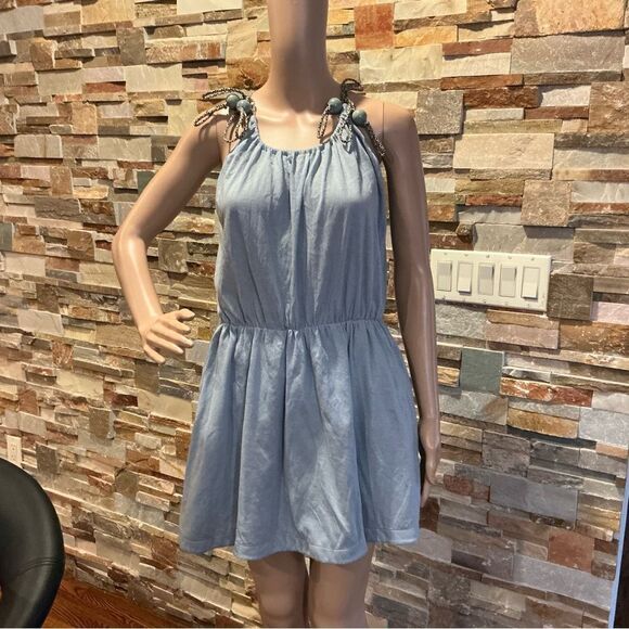 See By Chloe Soft Blue Mini Dress - Picture 4 of 11